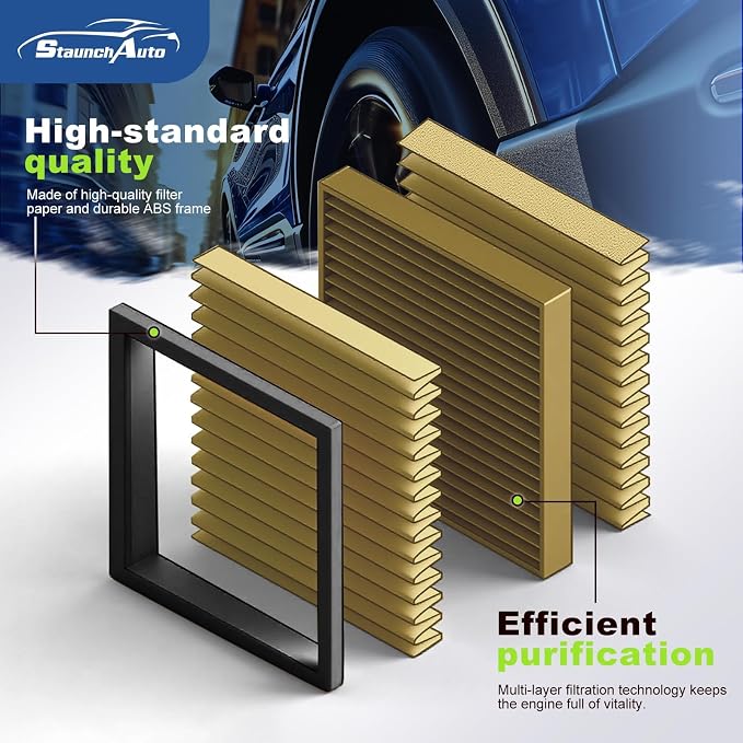Engine & Cabin Air Filter Set for Subaru Forester 2.5L 2024 2023 2022 2021 2020 - Image 3