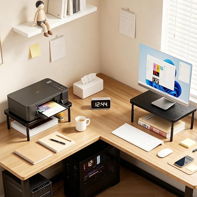 WALI Monitor Riser for Desk, 3 Height Adjustable Laptop Riser - Image 5
