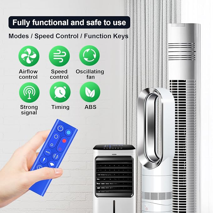 Replacement Remote Control for Dyson HP02 HP03 Fan-Blue | - Image 4