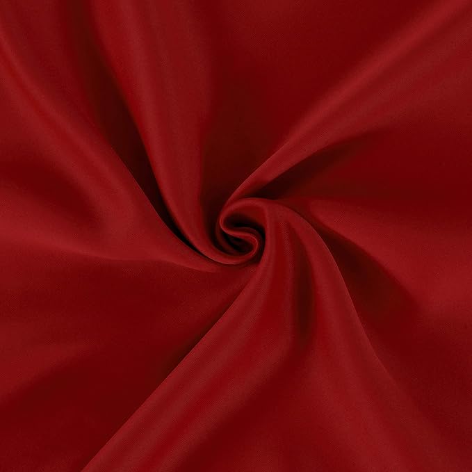 LEMOMO Blackout Curtains 42 x 84 Inch - Red Curtains Set of 2 Panels - Room Darkening, Thermal Insulated for Living Room