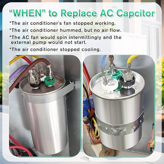 70+10 uF±6% 370/440V CBB65 Dual Run Round Capacitor - Image 7