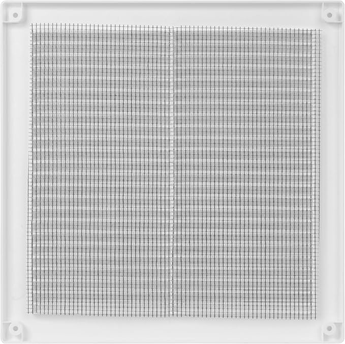 10 x 10 Inch White Air Vent Cover – Plastic Square Air Vent Grill Cover - Image 9
