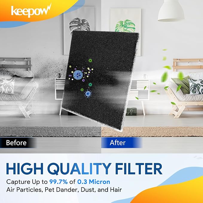 KEEPOW 10 Pack CF-1 Hepa Filter Replacement Compatible - Image 4