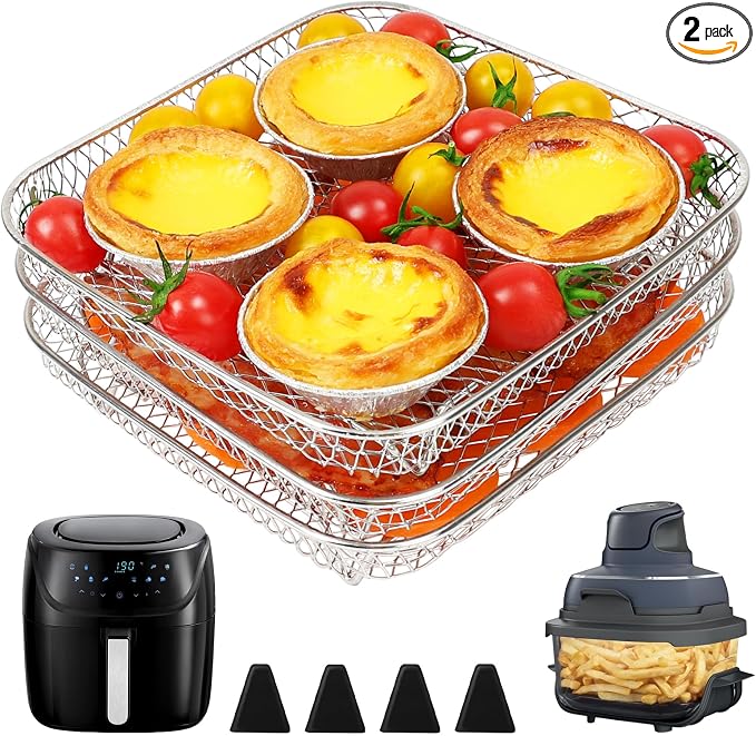 BYKITCHEN 7 Inch Air Fryer Rack Fit by BYKITCHEN