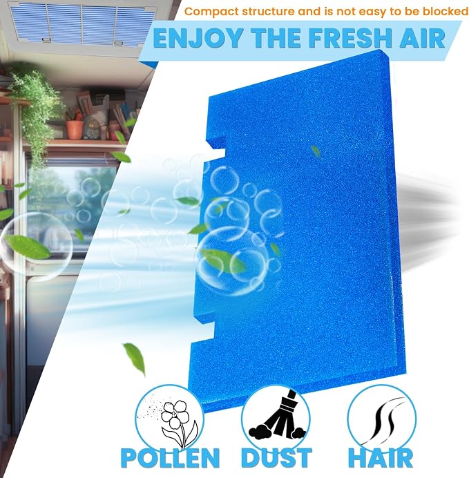 Tikfoam RV AC Filter Reusable, 14 X 7.5 RV Air Conditioner Filters, RV Air - Image 6