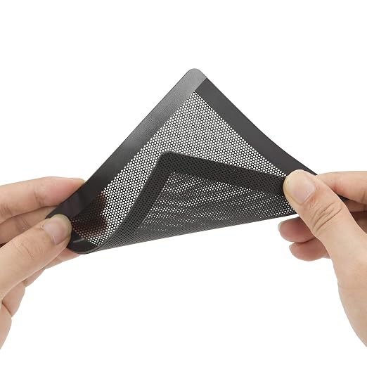 140mm Magnetic PC Case Dust Filter, 4 Pack PVC Mesh 0.8mm | 0.8mm ultra-fine - Image 4