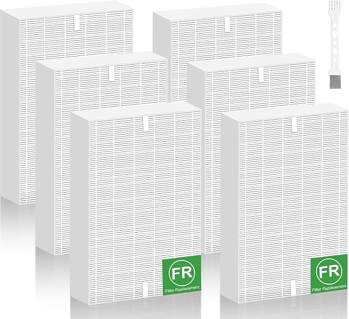 6 Pack Replacement Filters for Honeywell HPA300 HPA200 HPA100 Air Purifiers by LAUKOWIND