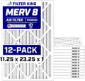 Filter King 11.25x23.25x1 Air Filter Dust & Allergy Control AC Furnace Filters by FilterKing