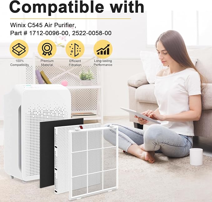 C545 HEPA Replacement Filters S Compatible - Image 2