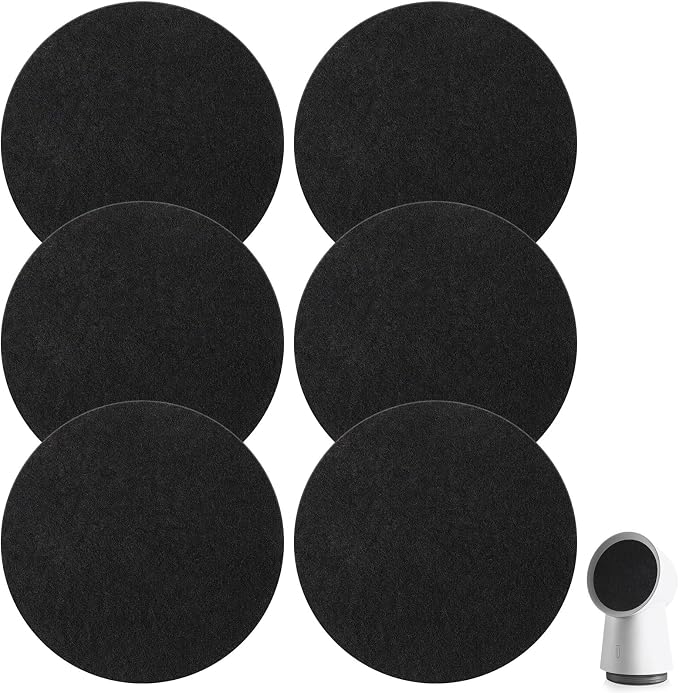 Capoda 6 Pack Carbon Replacement Filters Set by Capoda