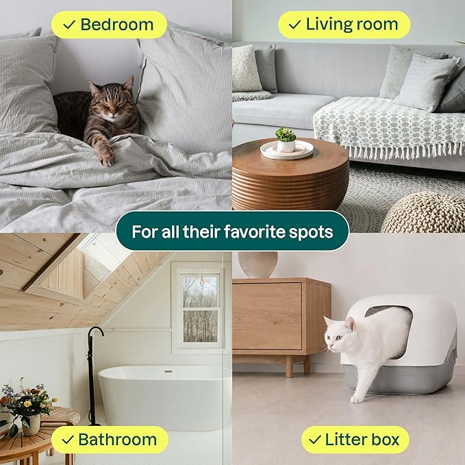 ATTITUDE Air Purifier with Activated Carbon Filter, Plant- and Mineral-Based - Image 4