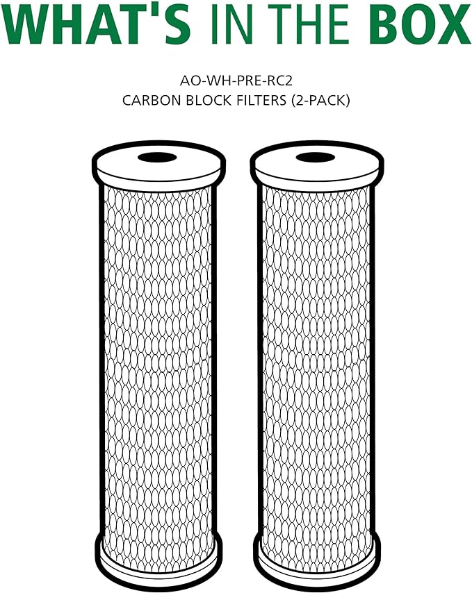 AO Smith 2.5"x10" 5 Micron Carbon Block Sediment Water Filter Replacement - Image 4
