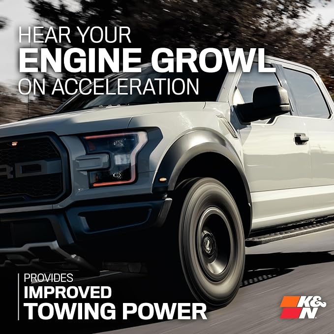 K&N Cold Air Intake System: High-Flow Air Filter, Increase Performance & - Image 7