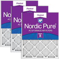 Nordic Pure 14x20x1 Pleated MERV 8 Air Filters 3 Pack by NordicPure