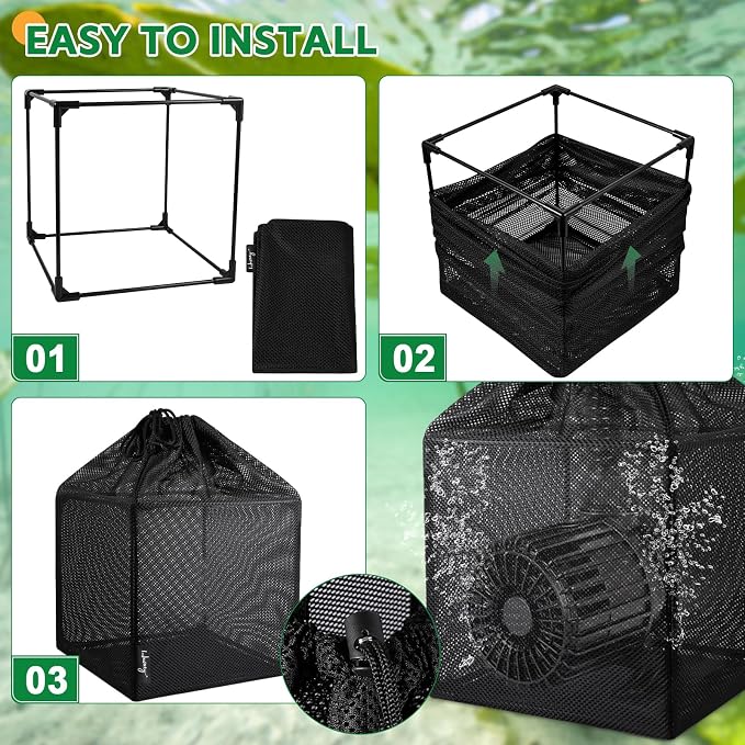 Pump Barrier Bag, Pond Filter Bag, Anti-Clogging Cube Filter Box - Image 7