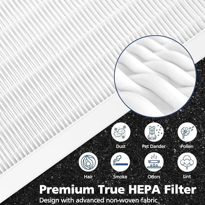 9 Pack HPA300 HEPA Filter Replacement R - Image 4