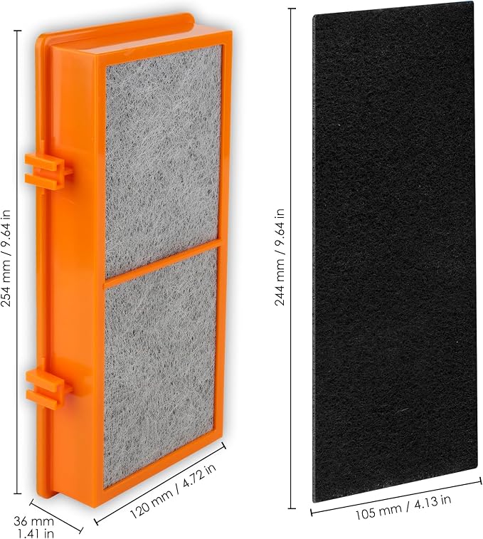 AER1 Filter 5 HEPA Filters + 10 Carbon Booster Filters Compatible - Image 7