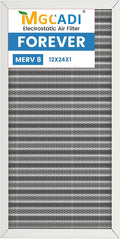 12x24x1 HVAC Furnace Air Filter, Lasts a Lifetime, the Last HVAC Filter You by MGCADI