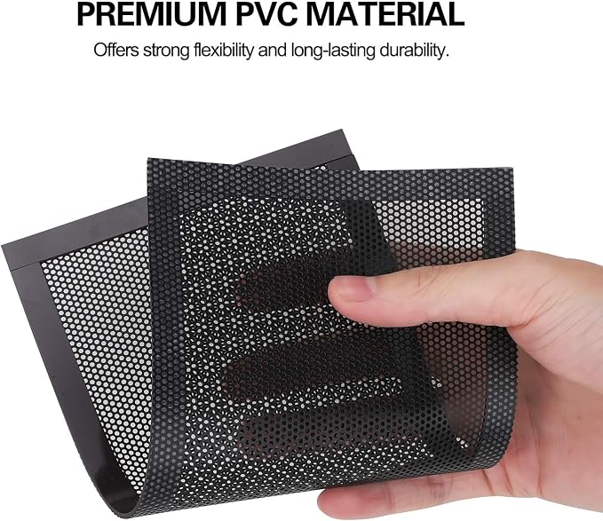 MoKo 120 x 240mm Dust Filter for Computer Cooler Fan, Magnetic Frame PC Fan - Image 6