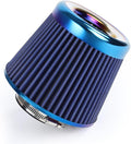 Universal Cold Air Intake Filter Clamp-On Replacement Air Filter Flange by DrivewithConfidence