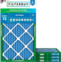 Filterbuy 14x22x1 Air Filter MERV 13 Optimal Smoke & Allergy Defense, by Filterbuy