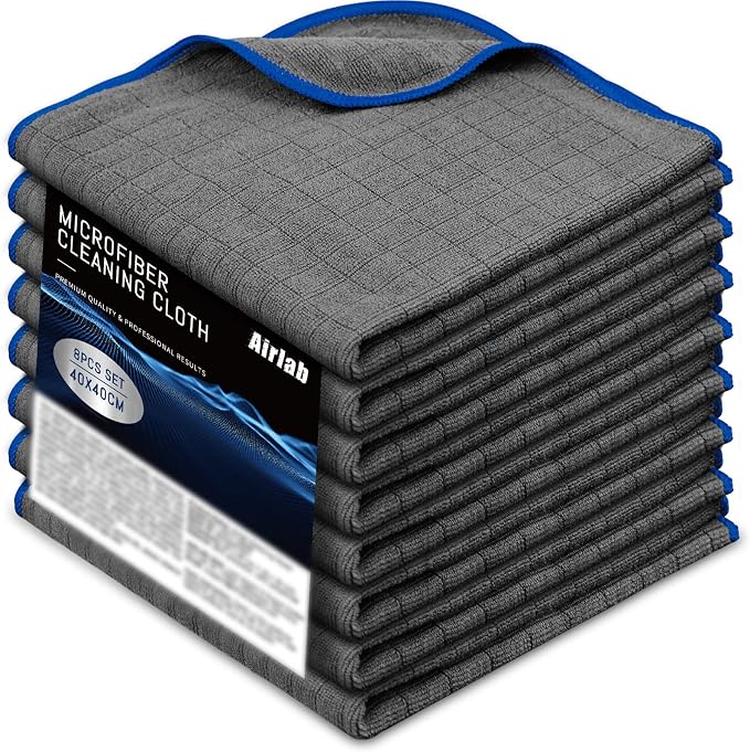 Airlab Glass Polishing Cloth Streak Free Miracle Cleaning Cloth Lint Free by AirlabStudio