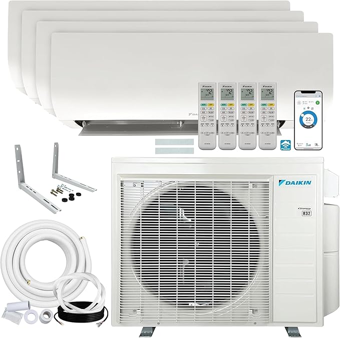 Daikin 36, 000 BTU 20 SEER2 4-Zone Mini Split, Air Conditioner Heat Pump R-32 by Daikin