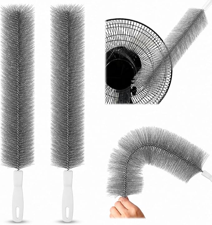 Fan Cleaning Brush, Bendable Microfiber Duster, Washable Reusable Fan Brush by Unknown