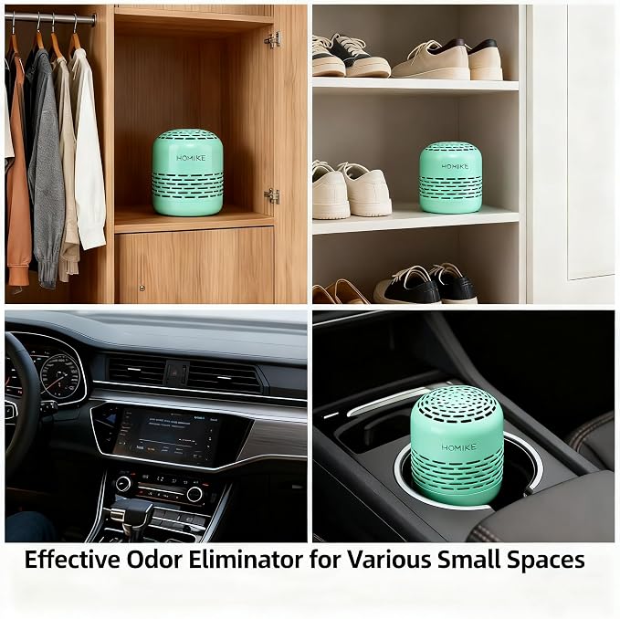 HOMIKE Refrigerator Deodorizer, Odor Eliminator, Last up to 10 Years - Image 4