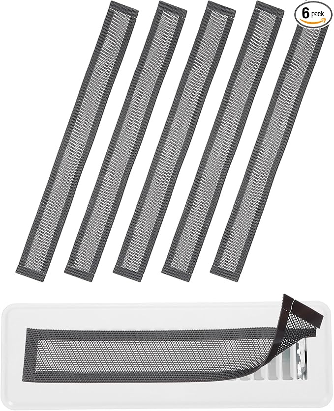 YOKIVE 6 Pcs Magnetic Floor Vent Covers, Floor Register Cover PVC Mesh Air Vent by YOKIVE