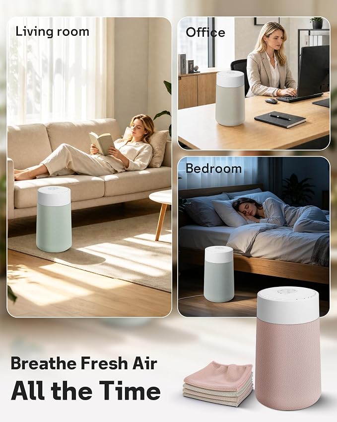 Leemone Pre-Filter Covers for Blueair Blue Pure Mini Max Bundle, 4 Pack | - Image 6