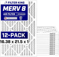 Filter King 16.38x21.5x1 Air Filter Dust & Allergy Control AC Furnace Filters by FilterKing