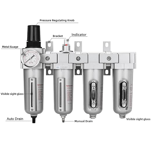 NANPU 3/4" NPT Industrial Grade 4 Stage Air Drying System - Image 2