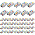 ALITOVE Electrical Connectors 50pcs Quick Connect 3 Wire Connectors Push in by ALITOVE