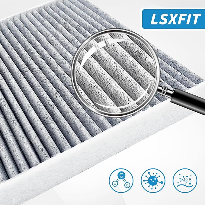 For Engine & Cabin Air Filter For Acura MDX 3.5L, Pilot 3.5L. Replacement for - Image 3