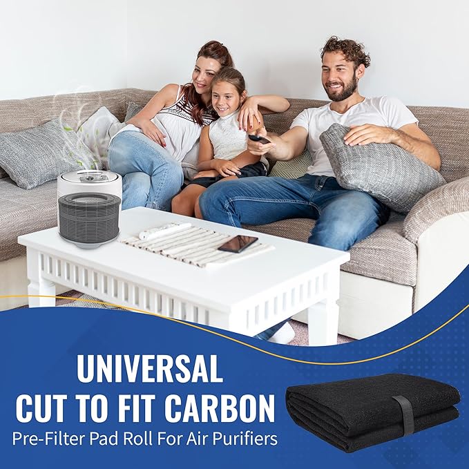 CFS Pack of 4, Universal Cut to Fit Carbon Pre-Filter Pad Roll - Image 2