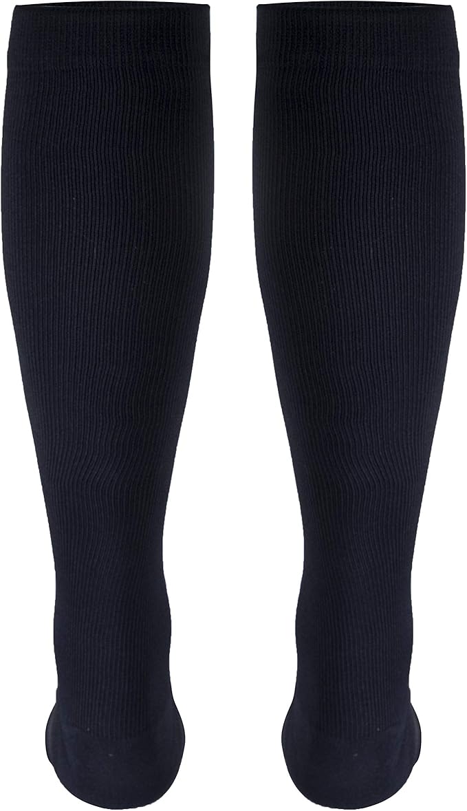 Truform Compression Socks, Men's Dress Socks, Knee High Over Calf Length - Image 6