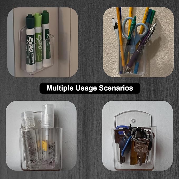 2Pcs Wall Remote Control Holder, Adhesive Remote Control Holder - Image 5