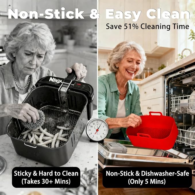 Silicone Air Fryer Liners for Ninja - Image 4