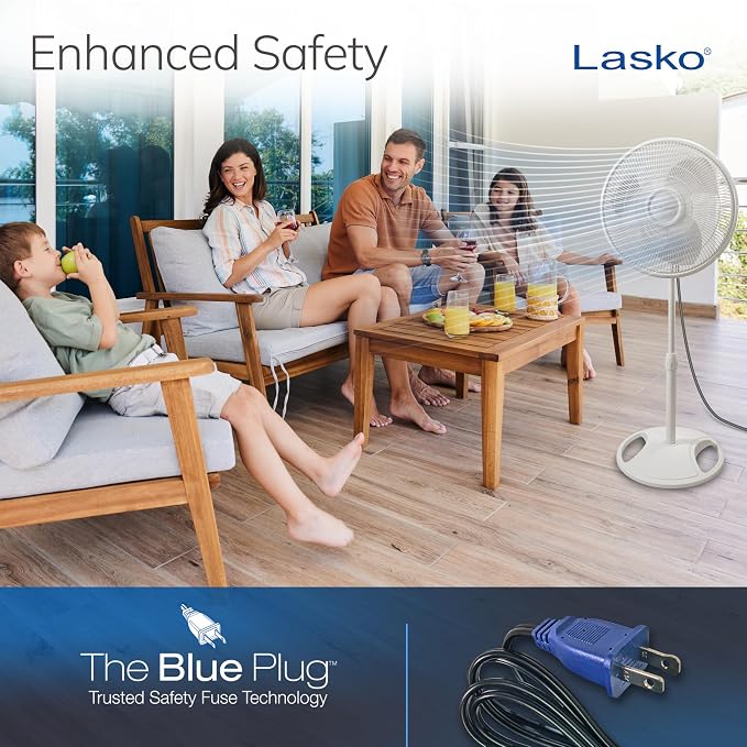 Lasko Oscillating Pedestal Fan - Image 6