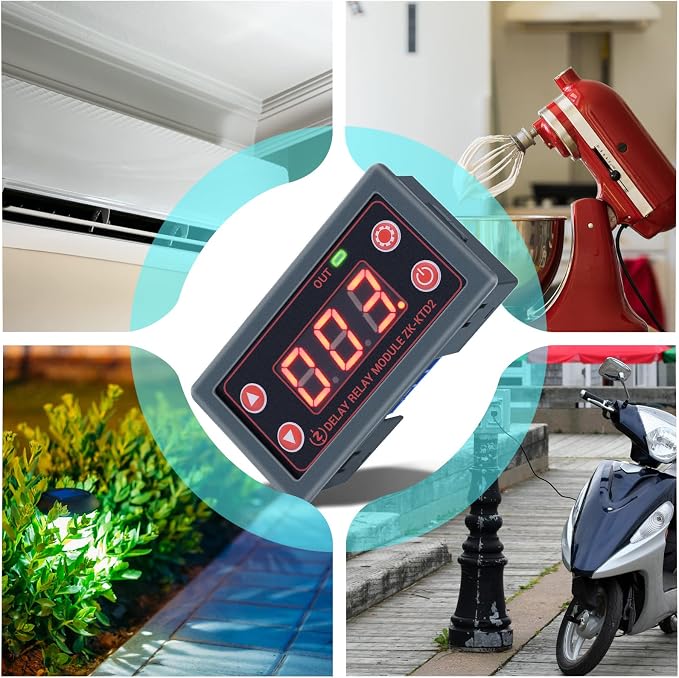 Timer Relay, Icstation Delay Relay DC 5V-30V Time Delay Switch 12V 24V 10A - Image 7