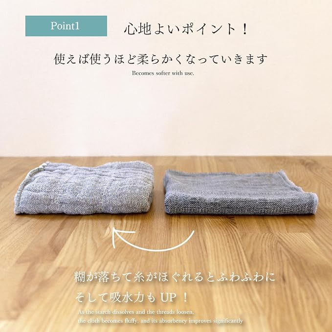 Nawrap Binchotan Charcoal Dishcloths, Naturally Anti-Odor - Image 6