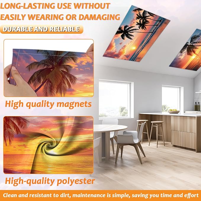 8 Pcs Fluorescent Light Covers - Image 3
