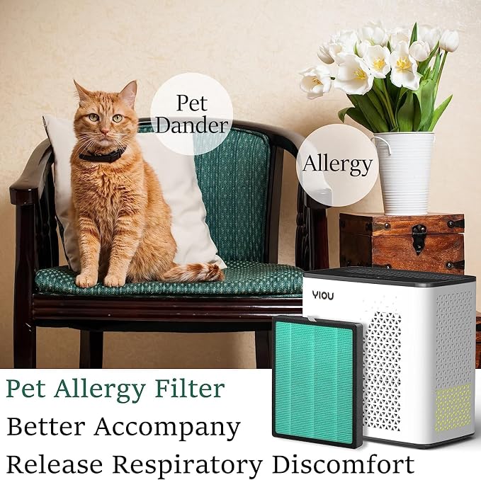 Air Purifier for Bedroom Home, Large Room Up to 547 Ft², H13 True HEPA Filter - Image 5