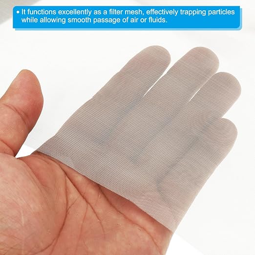 PATIKIL 304 Stainless Steel Wire Mesh Screen, 150 Mesh Woven Air Vent Filter - Image 4