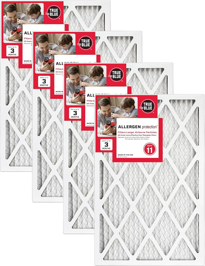 True Blue Allergen 18x25x1 Air Filter, MERV 11 by TRUEBLUE