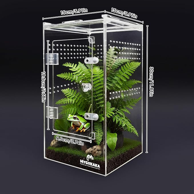MYGIIKAKA Jumping Spider Enclosure Accessories, Tarantula Spider Box, Bug Cage - Image 5