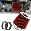 Hovom Universal Clamp-On Air Intake Filter, 76 89 102MM High Flow Round Tapered by Hovom