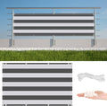 Privacy Screen 4.3' x 49.2' UV Protection Weather-Resistant Outdoor Privacy by AYLFBFU