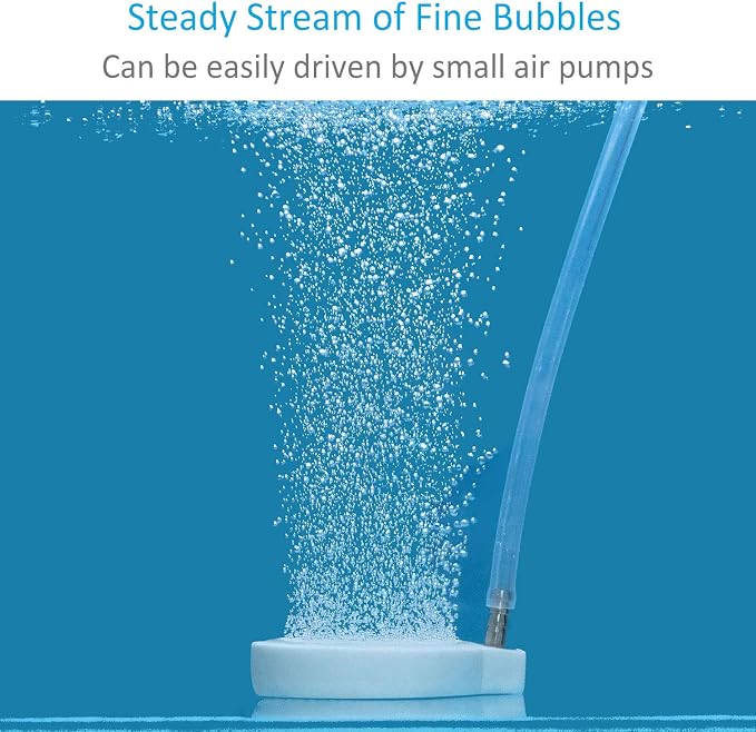 Pawfly 2 Inch White Air Stone Disc Small Bubble Stone Fish Tank Oxygen Stone - Image 4